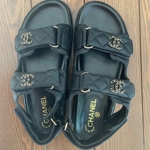 Chanel sandals. Size 38 or women’s 8